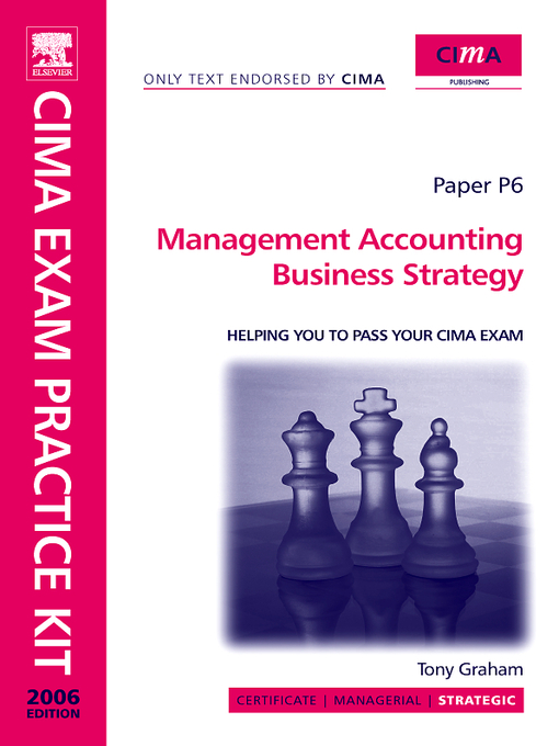 Upplýsingar um CIMA Exam Practice Kit Management Accounting Business Strategy eftir Tony Graham - Biðlisti